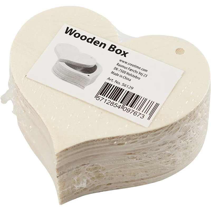 Holzdose, H 4 cm, B 9 cm, 1 Stk [HOB-56129]
