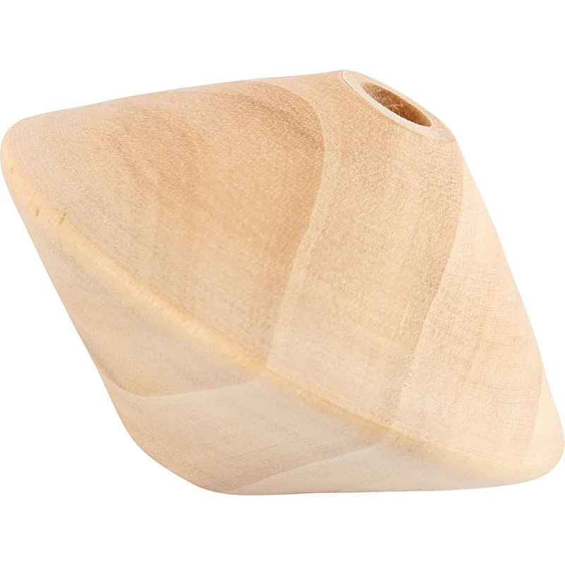 Holzperle in Diskusform, H 42 mm, D 63 mm, Lochgröße 8 mm, 3 Stk/ 1 Pck [HOB-56127]