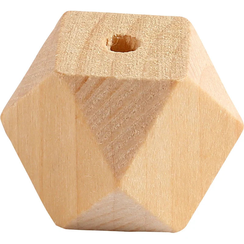 Bead in Diamantform, B 20 mm, Lochgröße 3 mm, 6 Stk/ 1 Pck [HOB-56125]