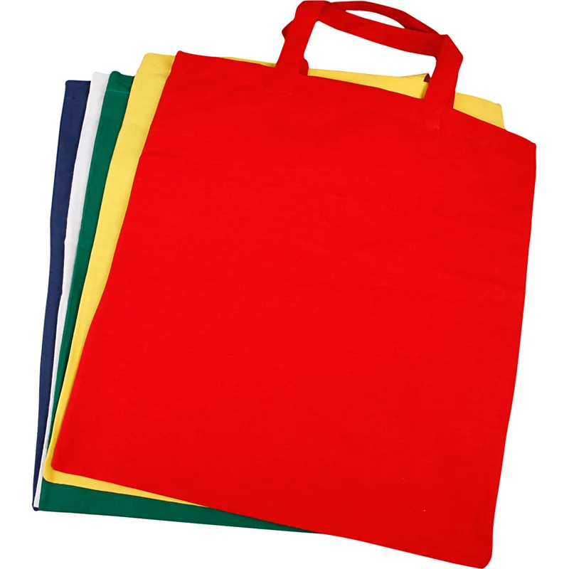 Tragetasche , Größe 38x42 cm, 135 g, Sortierte Farben, 5 Stk/ 1 Pck [HOB-499190]