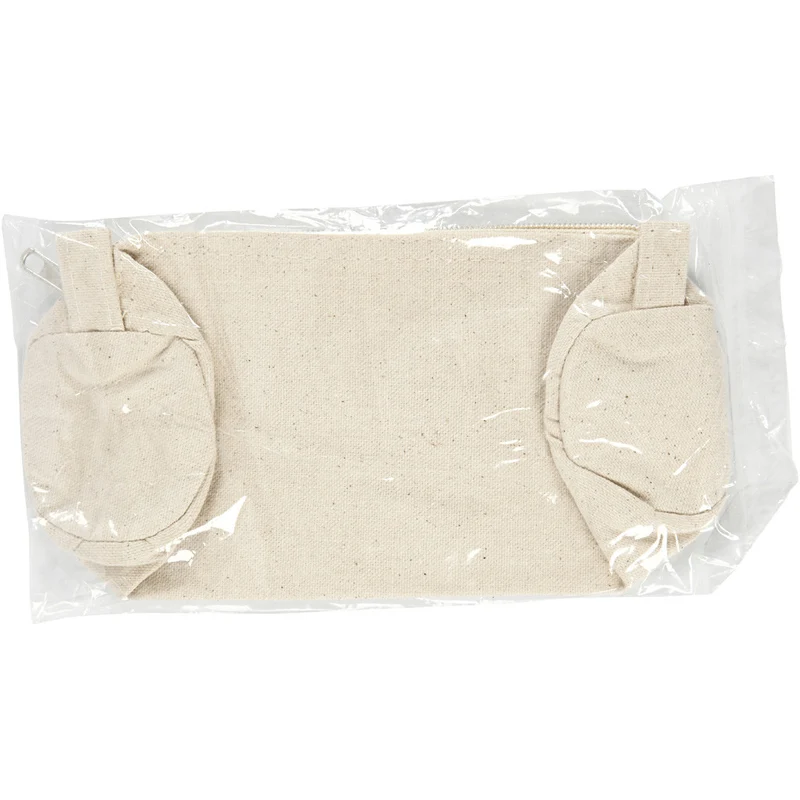 Mäppchen, L 20 cm, D 6 cm, 300 g, Hellnatur, 1 Stk [HOB-499070]