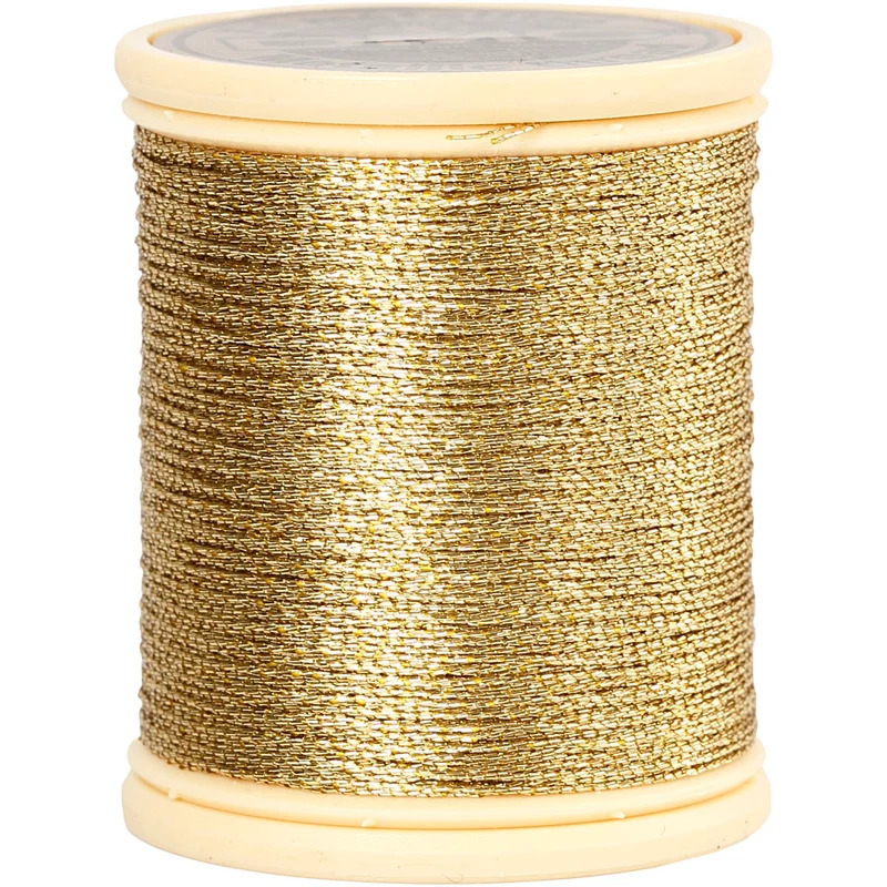 DMC Metallfaden, Dicke 0,36 mm, Gold, 40 m/ 1 Rolle [HOB-51534]