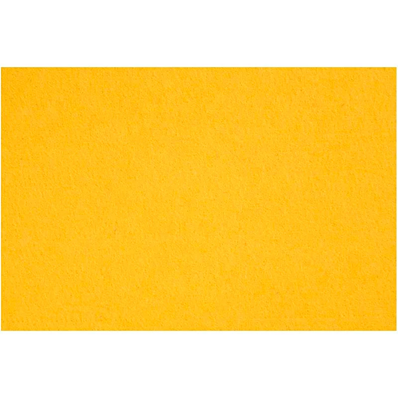Bastelfilz, Blatt 42x60 cm, Dicke 3 mm, Gelb, 1 Bl. [HOB-45232]