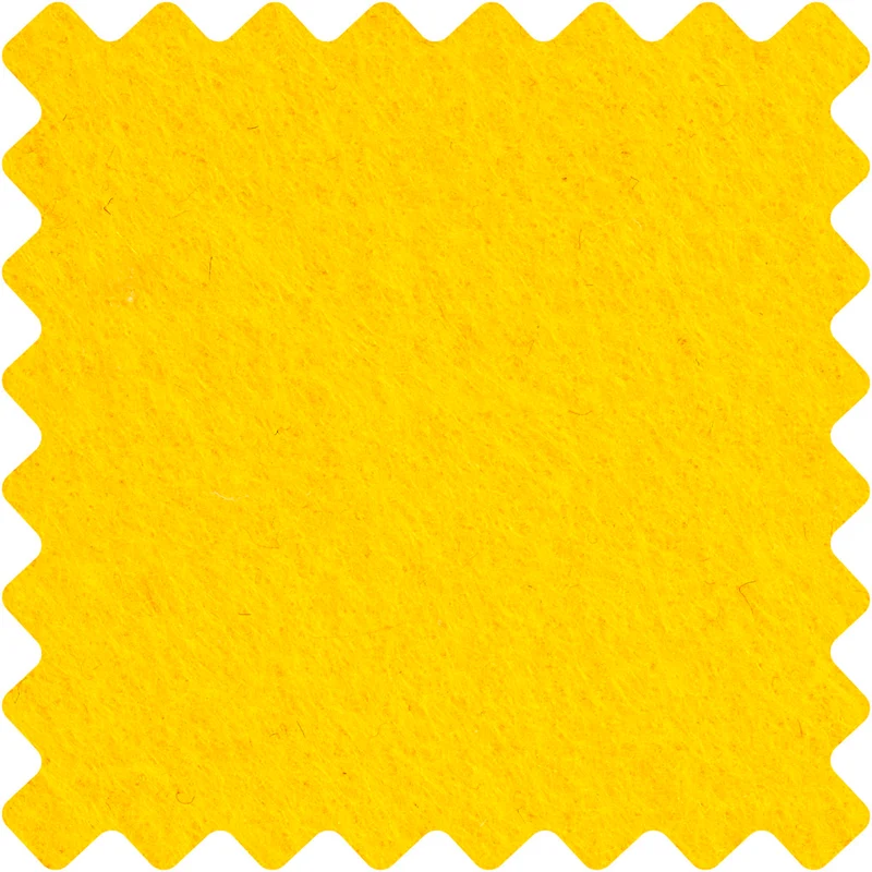 Bastelfilz, Blatt 42x60 cm, Dicke 3 mm, Gelb, 1 Bl. [HOB-45232]
