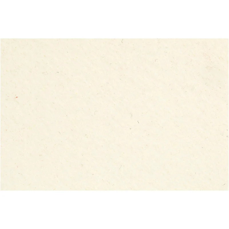 Bastelfilz, Blatt 42x60 cm, Dicke 3 mm, Naturweiß, 1 Bl. [HOB-45231]