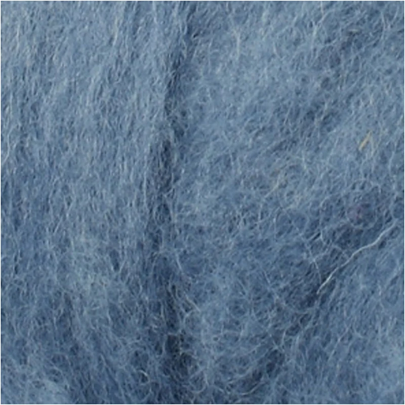 Kardierte Wolle , Himmelblau, 100 g/ 1 Bündl. [HOB-451850]