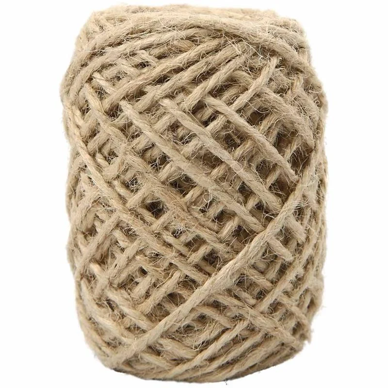 Naturhanf-Schnur, Dicke 1-2 mm, Natur, 30 m/ 1 Rolle [HOB-503244]