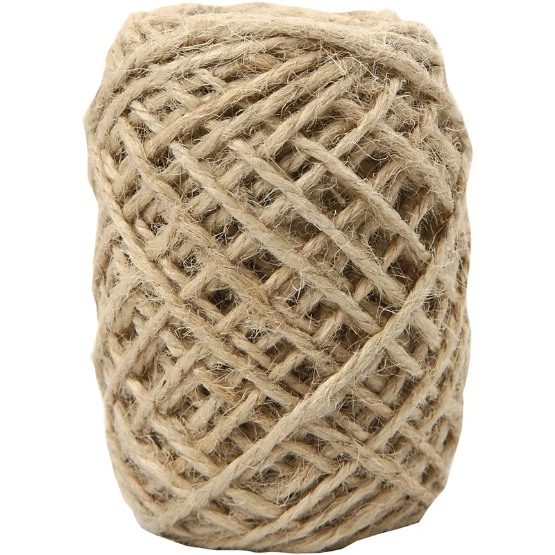 Naturhanf-Schnur, Dicke 1-2 mm, Natur, 30 m/ 1 Rolle [HOB-503244]