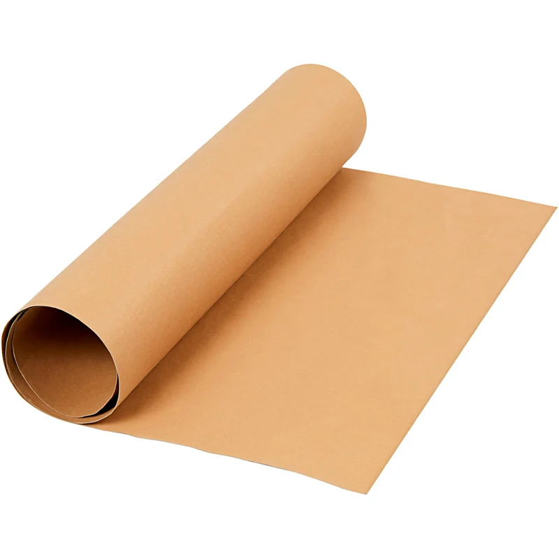 Kunstlederpapier, B 50 cm, Einfarbig, 350 g, Hellbraun, 1 m/ 1 Rolle [HOB-498940]
