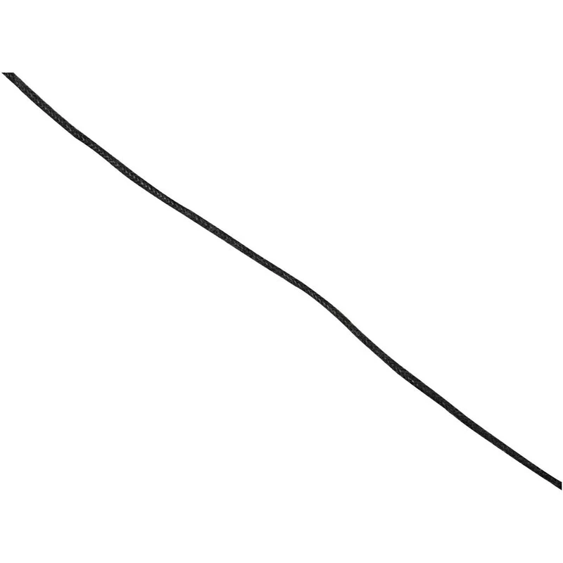 Baumwollschnur, Dicke 2 mm, Schwarz, 100 m/ 1 Pck [HOB-51524]