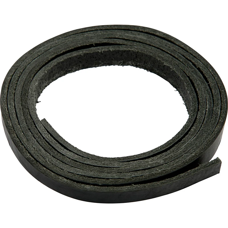 Lederband , B 10 mm, Dicke 3 mm, Schwarz, 2 m/ 1 Pck [HOB-51501]
