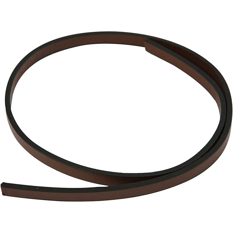 Lederband Imitat, B 10 mm, Dicke 3 mm, Braun, 1 m/ 1 Pck [HOB-51491]