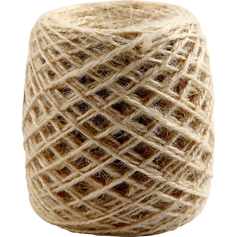Natur-Hanfkordel, Dicke 1-2 mm, Natur, 150 m/ 1 Rolle [HOB-503239]