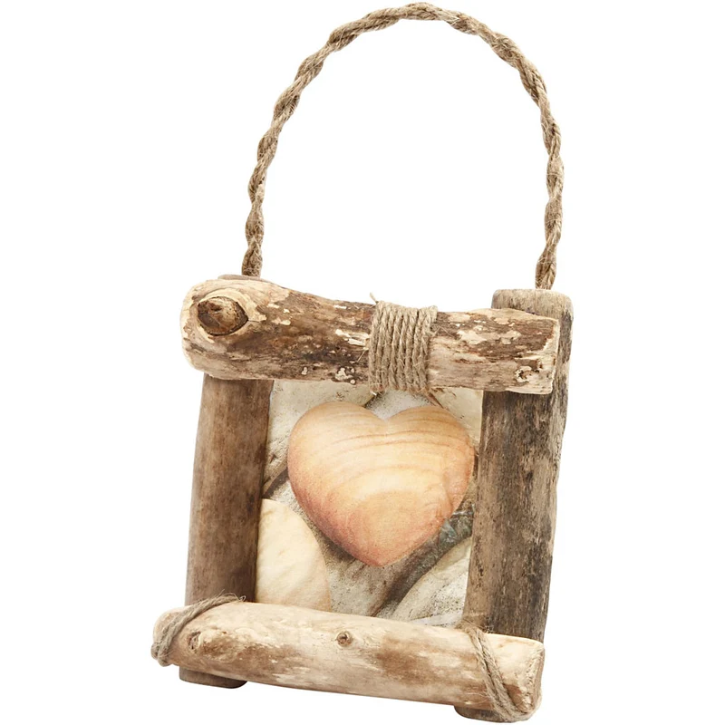 Holzstücke - Sortiment, L 6-14 cm, Dicke 15 mm, 610 g/ 1 Pck [HOB-502230]