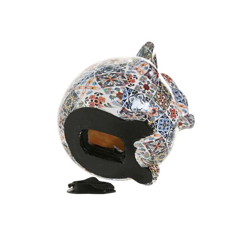 Money box Home ESPRIT Resin Elephant 11,5 X 11 X 11 CM (2 Units)