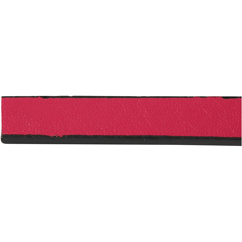 Lederband Imitat, B 10 mm, Dicke 3 mm, Pink, 1 m/ 1 Pck [HOB-51483]