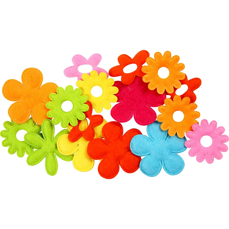 Blumen, Größe 35x45 mm, Dicke 1,2 mm, 16 Stk/ 1 Pck [HOB-450731]