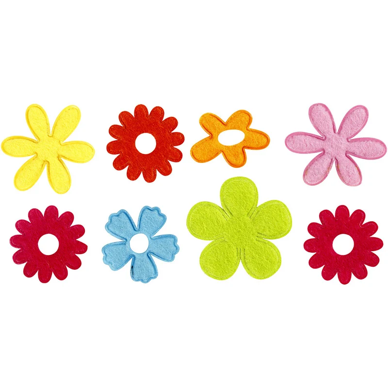 Blumen, Größe 35x45 mm, Dicke 1,2 mm, 16 Stk/ 1 Pck [HOB-450731]