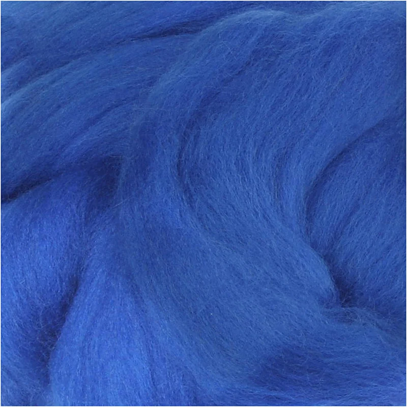 Merinowolle, Dicke 21 my, Kobaltblau, 100 g/ 1 Pck [HOB-46037]