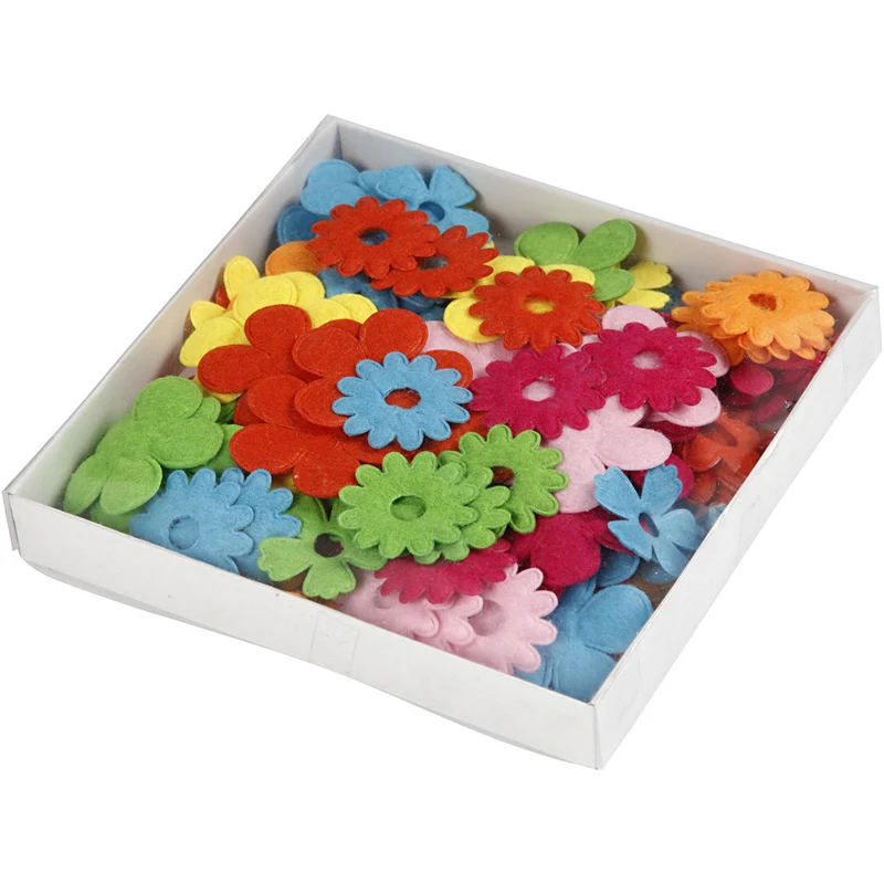 Blumen, Größe 35x45 mm, Dicke 1,2 mm, 135 Stk/ 1 Pck [HOB-45071]