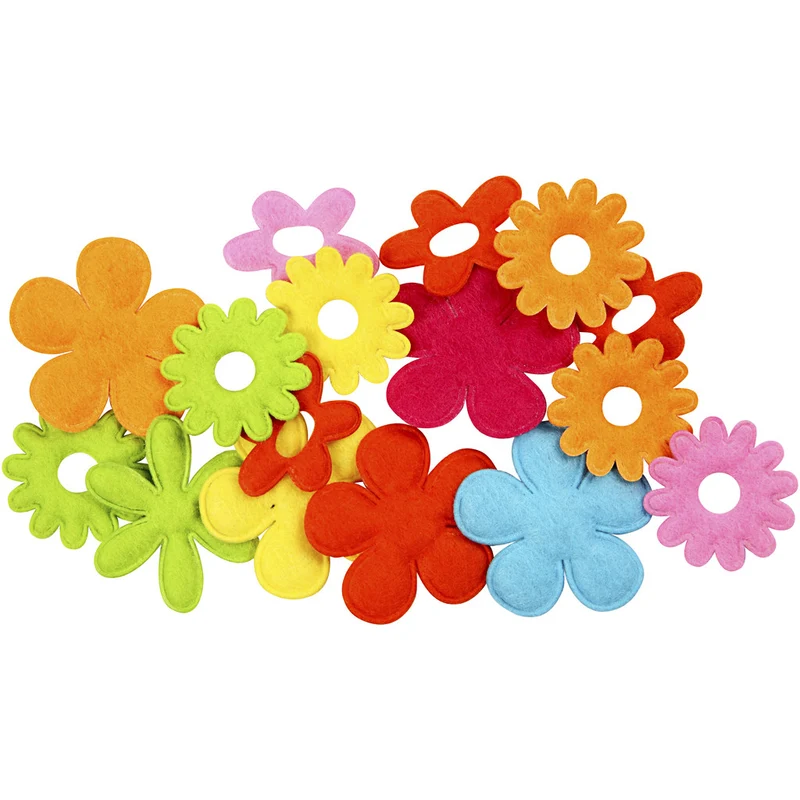 Blumen, Größe 35x45 mm, Dicke 1,2 mm, 135 Stk/ 1 Pck [HOB-45071]