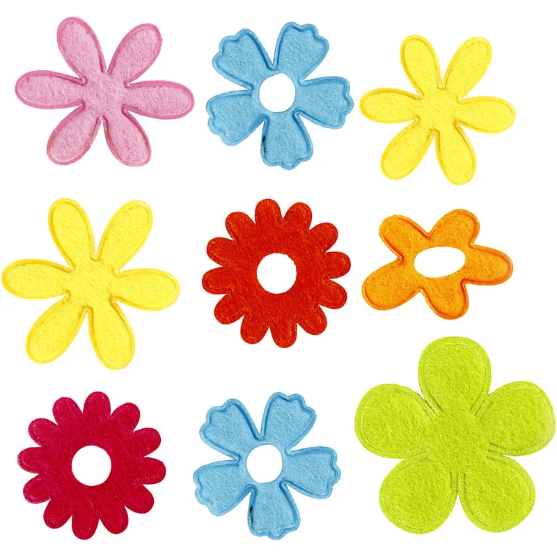 Blumen, Größe 35x45 mm, Dicke 1,2 mm, 135 Stk/ 1 Pck [HOB-45071]