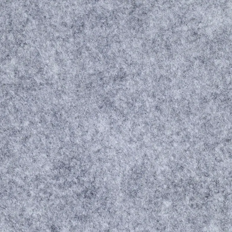 Bastelfilz, B 45 cm, Dicke 1,5-2 mm, meliert, 180-200 g, Grau, 5 m/ 1 Rolle [HOB-45048]