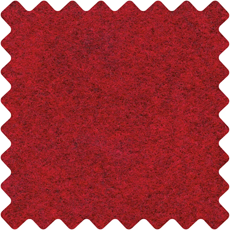 Bastelfilz, B 45 cm, Dicke 1,5-2 mm, meliert, 180-200 g, Rot, 5 m/ 1 Rolle [HOB-45040]
