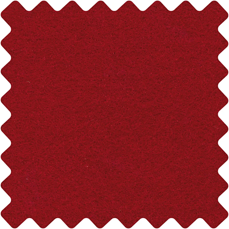 Bastelfilz, B 45 cm, Dicke 1,5-2 mm, 180-200 g, Altrot, 5 m/ 1 Rolle [HOB-45016]