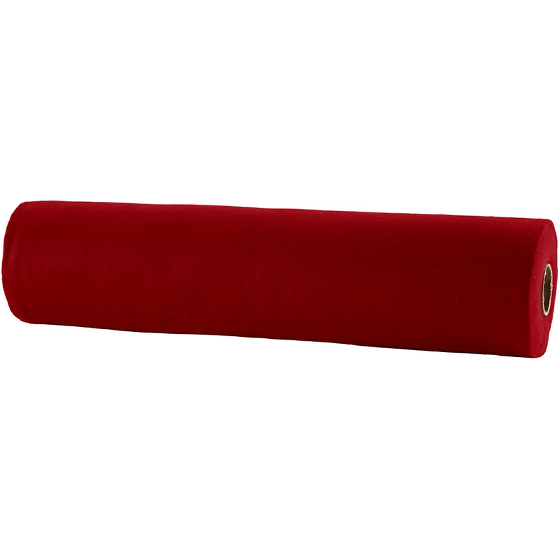 Bastelfilz, B 45 cm, Dicke 1,5-2 mm, 180-200 g, Altrot, 5 m/ 1 Rolle [HOB-45016]