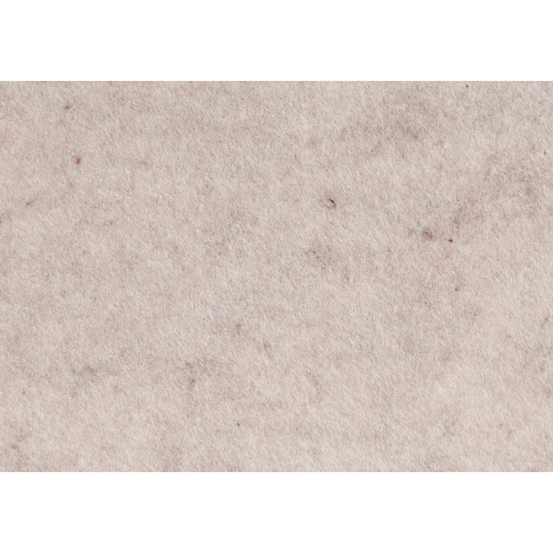 Bastelfilz, A4, Blatt 210x297 mm, Dicke 1,5-2 mm, meliert, Naturweiß, 10 Bl./ 1 Pck [HOB-45524]