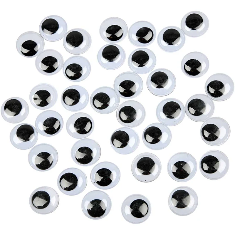 Wackelaugen, nicht selbstklebend, D 20 mm, 16 Stk/ 1 Pck [HOB-501202]