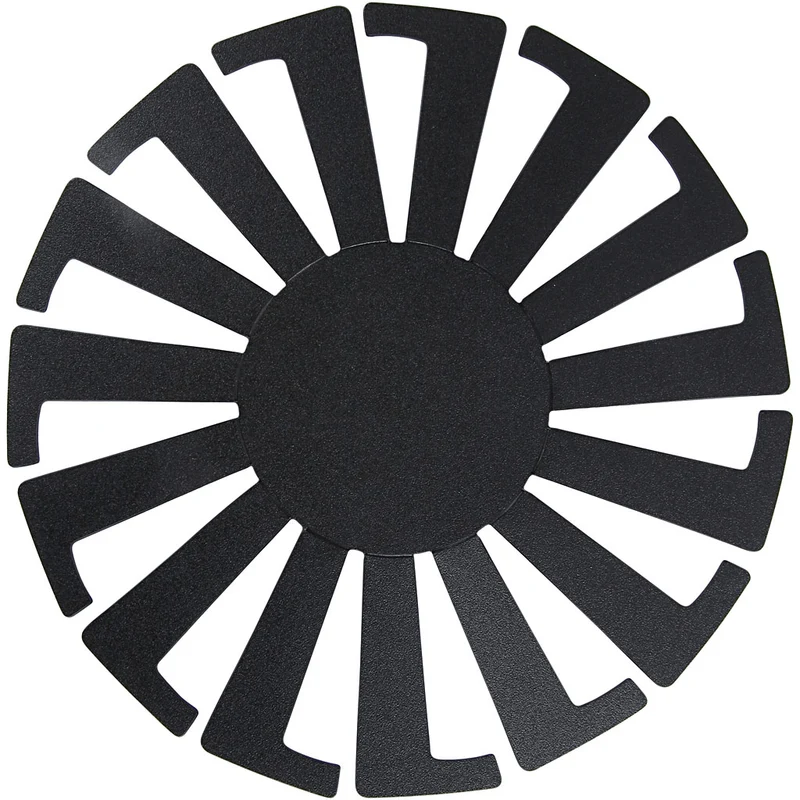Korbboden-Schablone, H 6 cm, D 8 cm, Schwarz, 10 Stk/ 1 Pck [HOB-47453]
