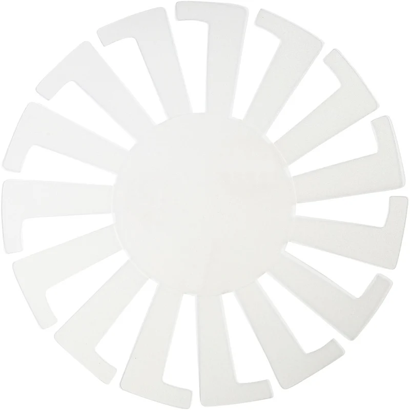 Korbboden-Schablone, H 8 cm, D 14 cm, Transparent, 10 Stk/ 1 Pck [HOB-47450]