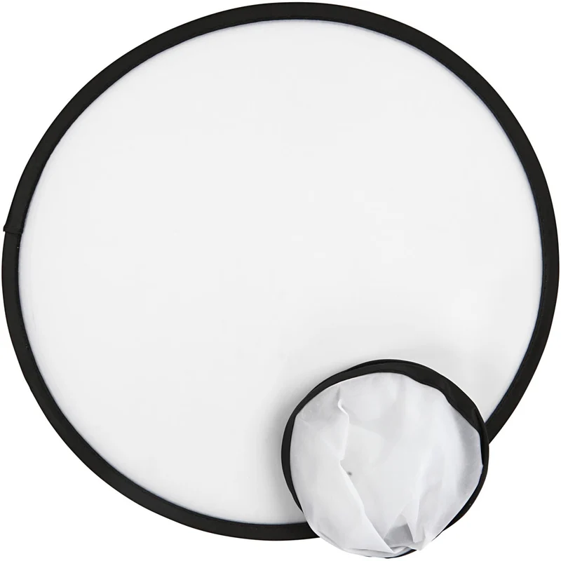 Frisbee, D 25 cm, Weiß, 5 Stk/ 1 Pck [HOB-474311]