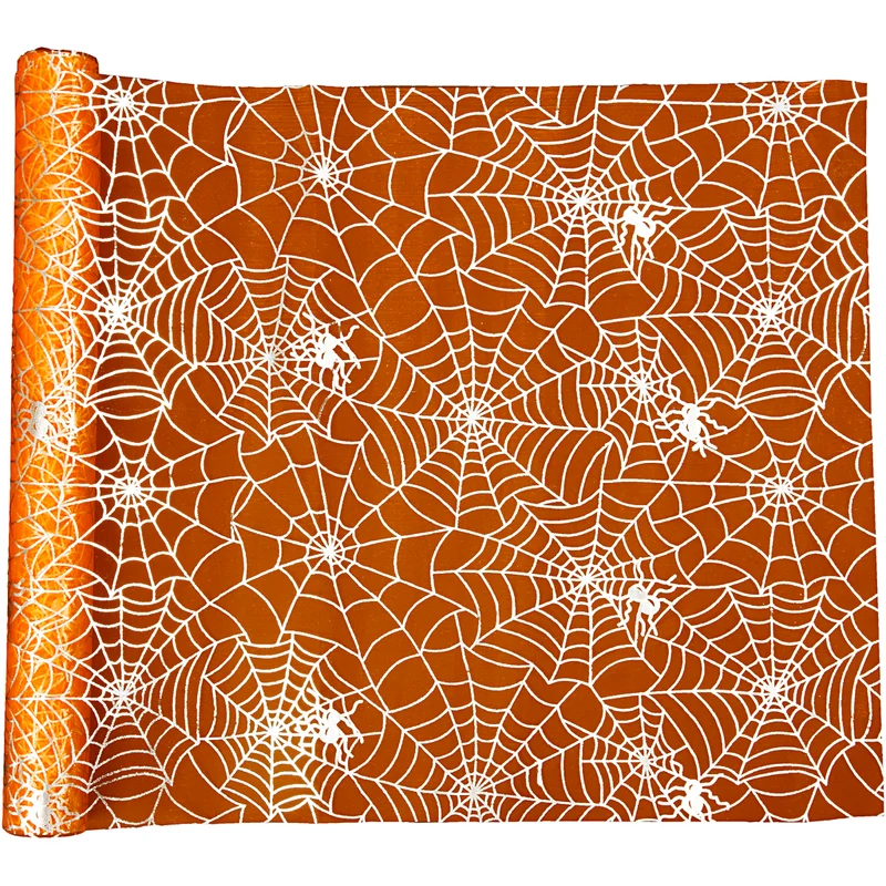 Tischläufer, L 3,5 M, B 29 cm, Orange, 1 Rolle [HOB-44648]