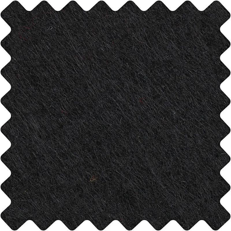 Bastelfilz, Blatt 42x60 cm, Dicke 3 mm, Schwarz, 1 Bl. [HOB-45241]