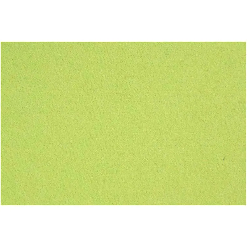 Bastelfilz, Blatt 42x60 cm, Dicke 3 mm, Hellgrün, 1 Bl. [HOB-45238]