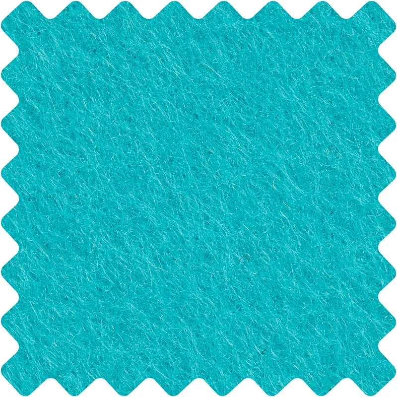 Bastelfilz, Blatt 42x60 cm, Dicke 3 mm, Türkis, 1 Bl. [HOB-45236]