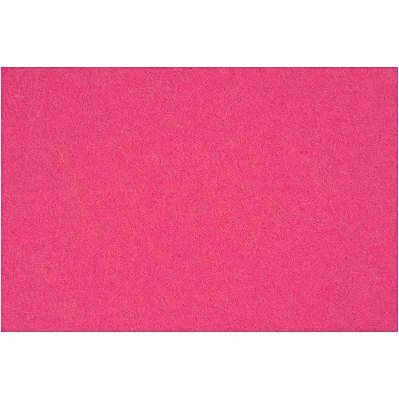 Bastelfilz, Blatt 42x60 cm, Dicke 3 mm, Pink, 1 Bl. [HOB-45235]