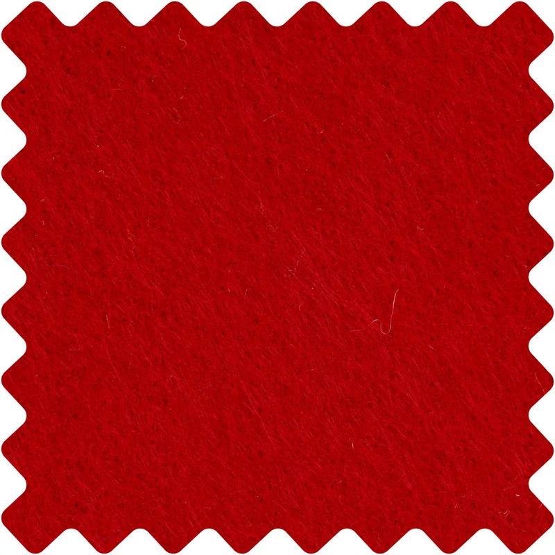 Bastelfilz, Blatt 42x60 cm, Dicke 3 mm, Rot, 1 Bl. [HOB-45233]