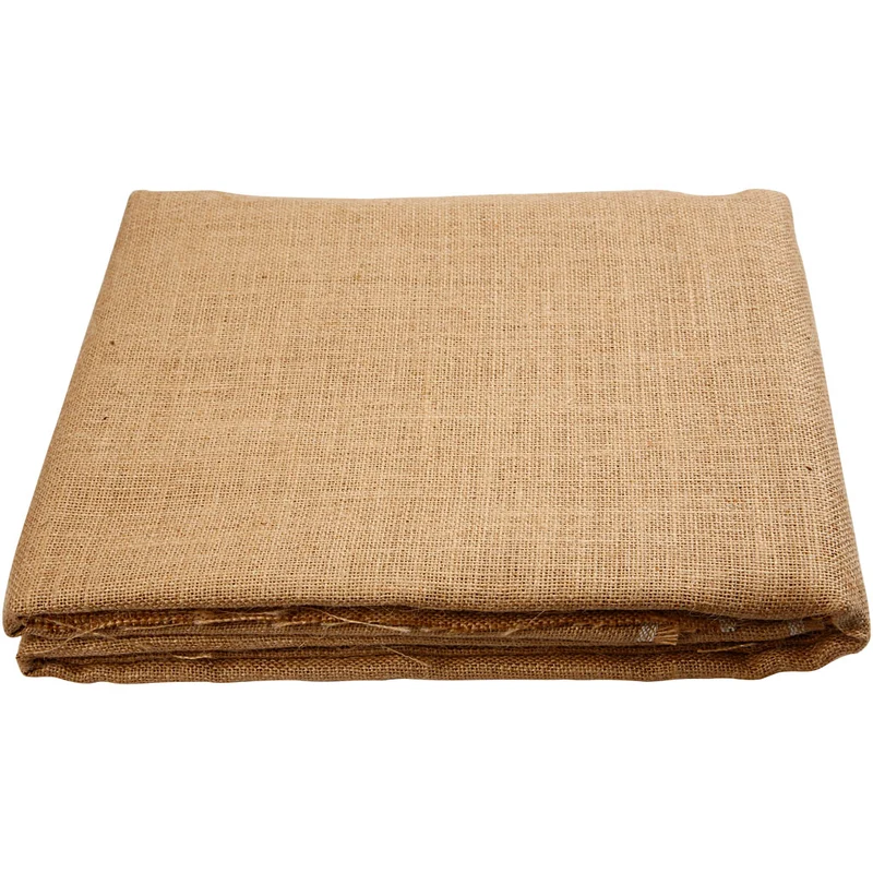 Jute, B 160 cm, 58 Fäden pro 10 cm, 310-330 g, 5 m/ 1 Rolle [HOB-44603]