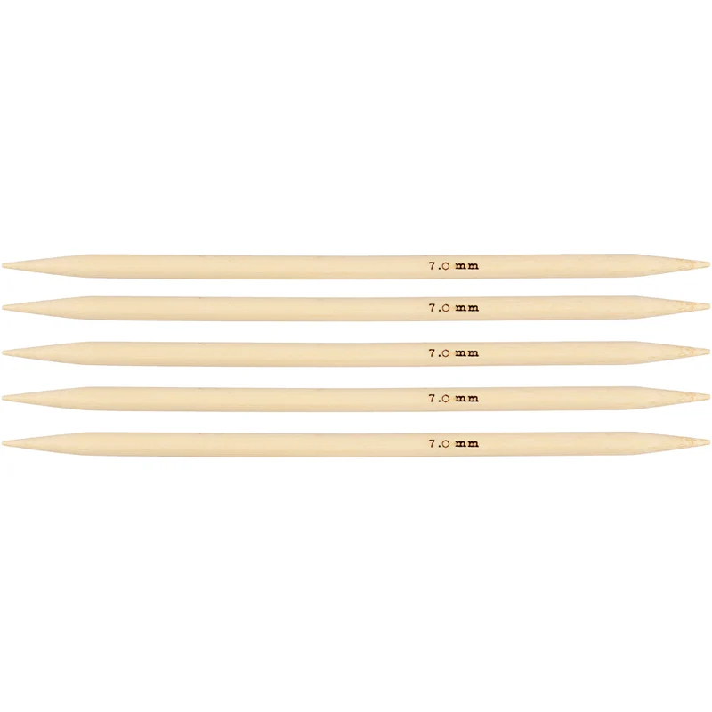 Stricknadeln, L 20 cm, Größe 7 mm, 1 Set [HOB-42264]