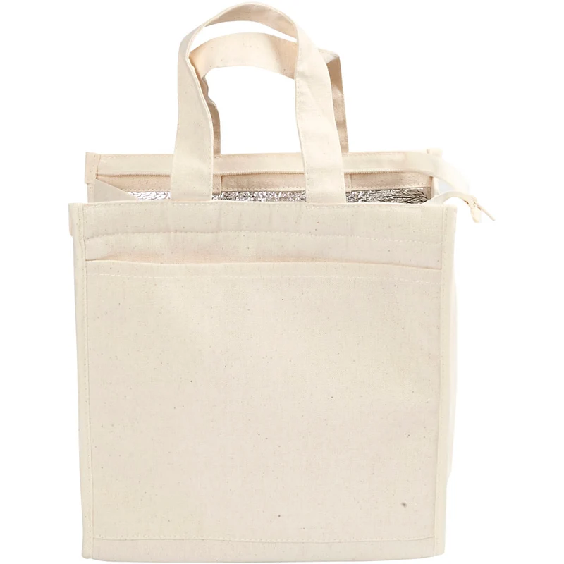 Kühltasche, Größe 25x24x12 cm, 220 g, Hellnatur, 1 Stk [HOB-44547]