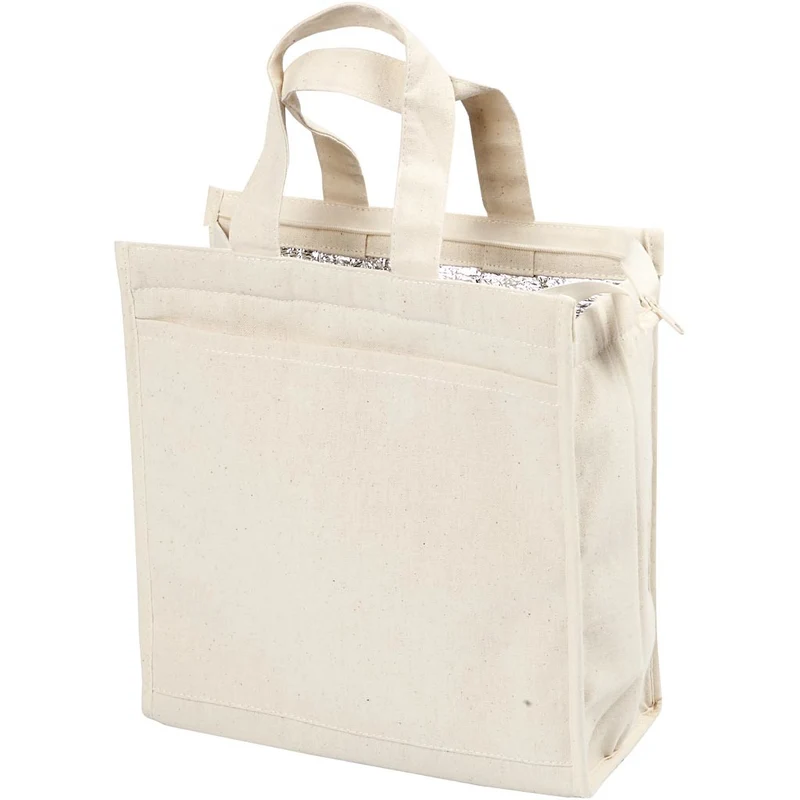 Kühltasche, Größe 25x24x12 cm, 220 g, Hellnatur, 1 Stk [HOB-44547]