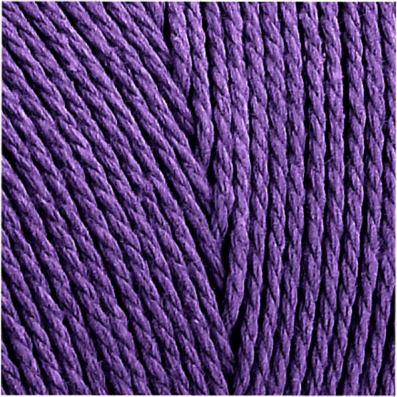 Macramé-Kordel, L 315 M, Dicke 1 mm, Dünne Qualität 12/12, Violett, 220 g/ 1 Knäuel [HOB-41510]