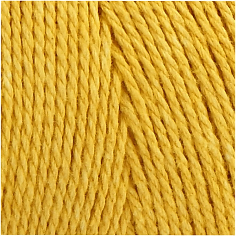 Macramé-Kordel, L 315 M, Dicke 1 mm, Dünne Qualität 12/12, Gelb, 220 g/ 1 Knäuel [HOB-41502]