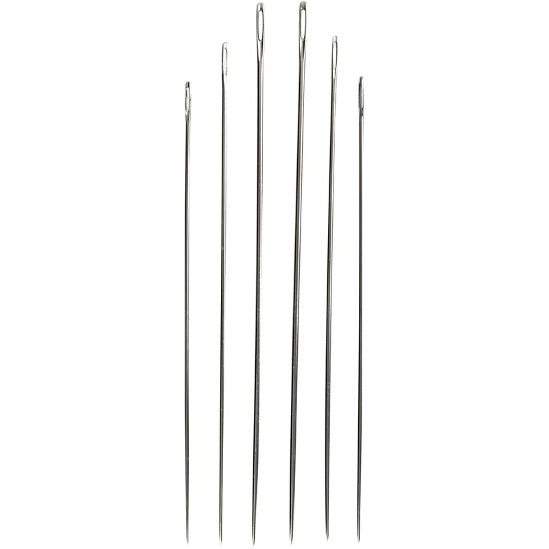 Stopfnadeln, Nr. 1-5, Silber, 6 Stk/ 1 Pck [HOB-41128]