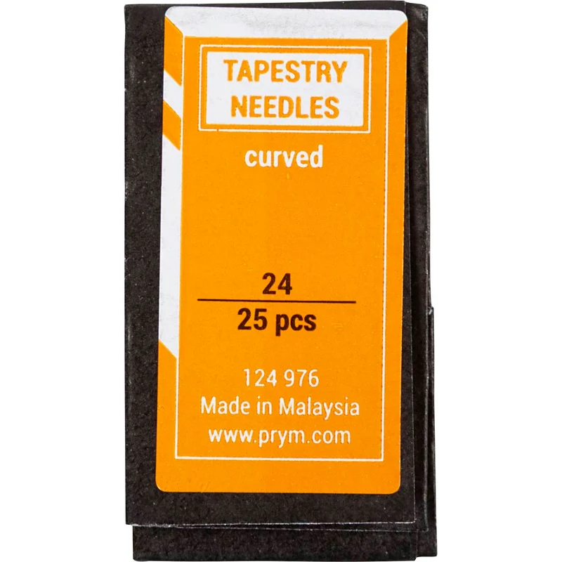 Sticknadeln, Ösenlänge 6 mm , Nr. 24, L 36 mm, mit stumpfer Spitze, 25 Stk/ 1 Pck [HOB-41119]