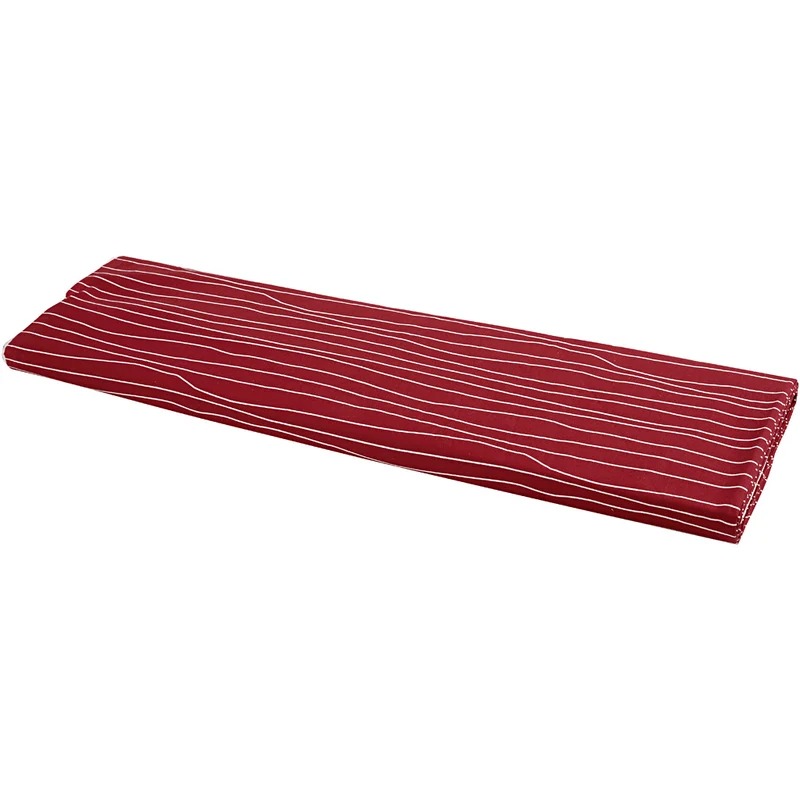 Stoff, B 145 cm, 140 g, Rot/Weiß, 10 m/ 1 Rolle [HOB-44319]